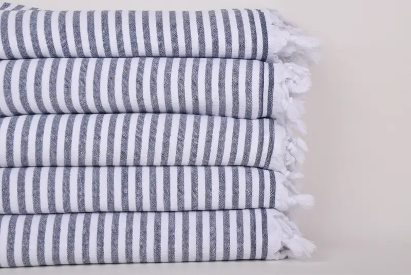 70x36 Cotton Terry Striped Towel, Merry Christmas Gifts, Monogrammed Turkish Towel, Beach Towel Gift, Bachelorette Party Gift, Luxury towel - 2
