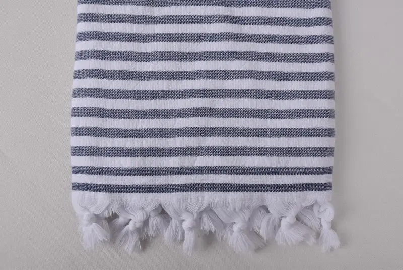 70x36 Cotton Terry Striped Towel, Merry Christmas Gifts, Monogrammed Turkish Towel, Beach Towel Gift, Bachelorette Party Gift, Luxury towel - 3