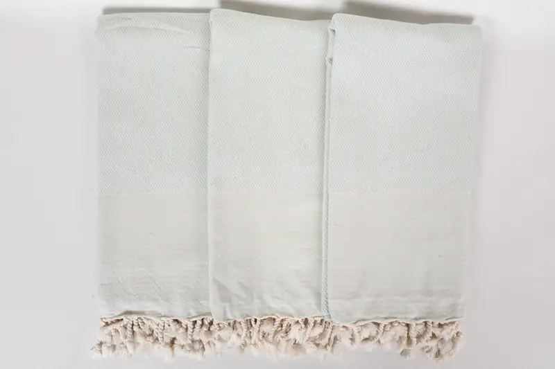 Gift For Him, Handwoven Turkish bath towel, Summer Gift, 70x36 Cotton Striped Towel, Bachelorette Party Favor, Embroidered Towel, Custom Bath Towel - 7