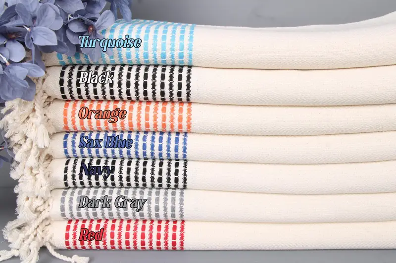 Valentines Day Gift Fouta Towel Organic Cotton, 36x69 Inches