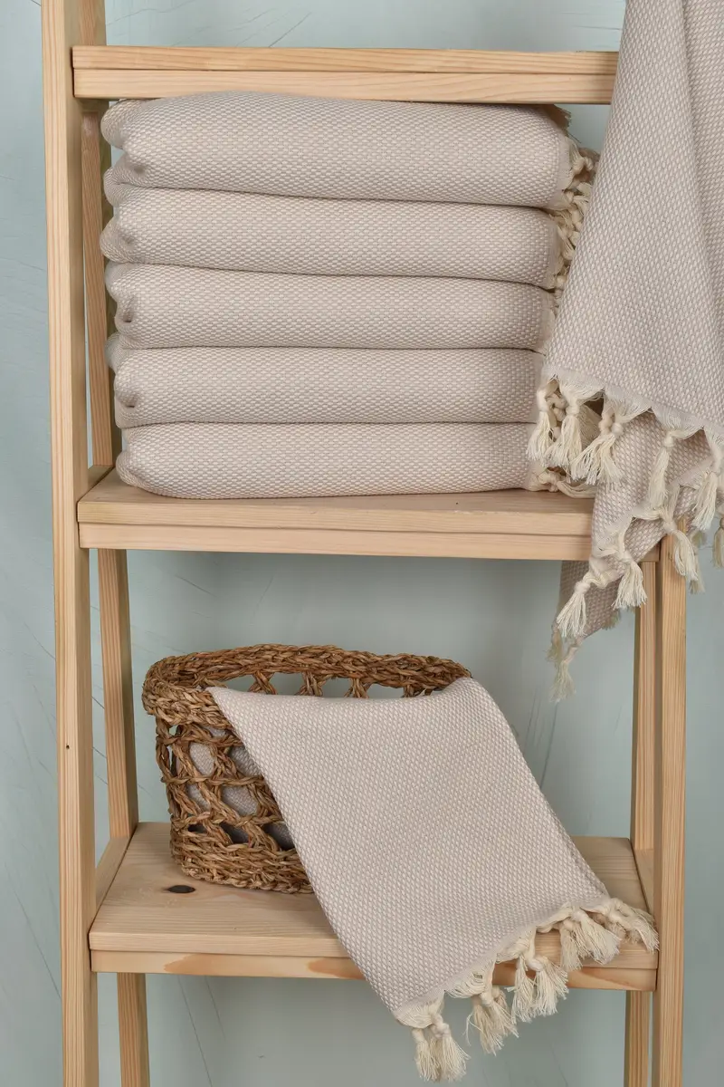 Spa Towel, Bathroom Towels, Family Gift, Gift For The Home Decor, Turkish Towel Hand Towel, Turkish Tea Towel, 40x18 Cotton Polka Dot Towel - 3