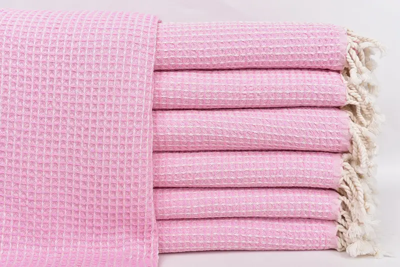 Sand-free towel, Gift For Her, 68x36 Cotton Waffle Towel, Organic cotton Turkish peshtemal towel, Bachelorette Party Favors Beach, Bridesmaid Gift - 1