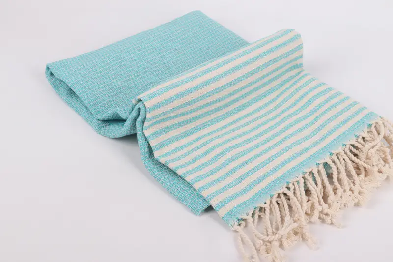 Turkish hand towel, Christmas Gift, Home Decor Gifts, 68x40 Cotton Striped Towel, Cute Beach Towel, Lightweight Turkish towel for beach, Bath towel - 6