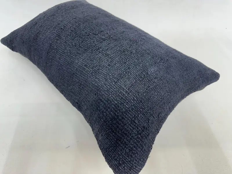 Home Decor Pillow, Decorative Throw Cushion Case, Pillow for Sofa, Cushion Cover, Kilim Pillow Cover, 12x20 Gray Pillow, Comfy Throw Pillow - 6