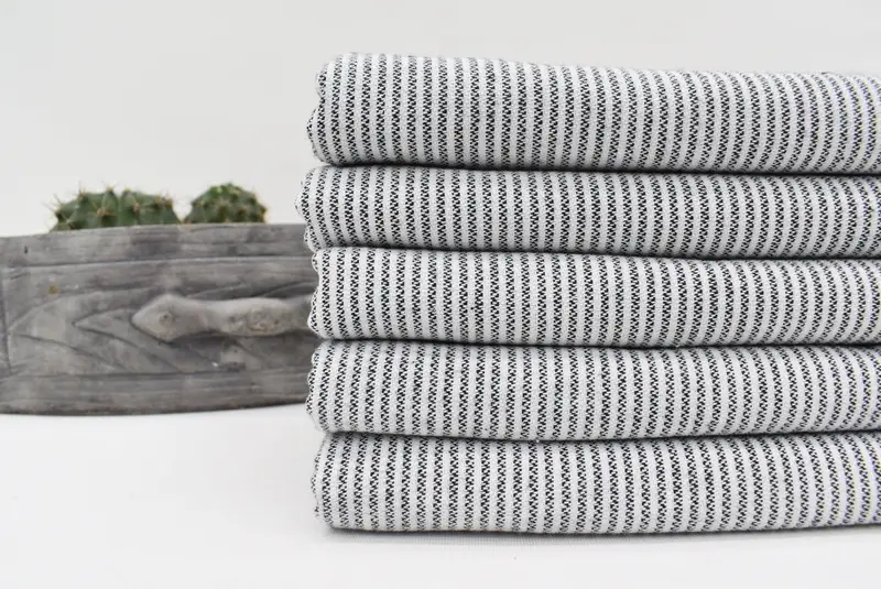70x40 Cotton Striped Towel, Wedding Gift, Wedding Gifts Towel, Bachelorette Party Favors Beach, Organic Turkish towel, Best Friend Wedding Gift - 2