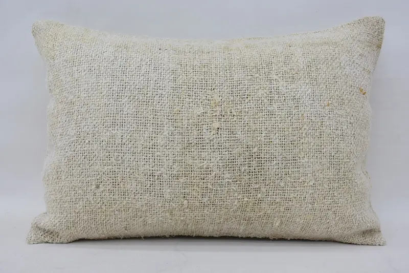 Pillow Cover, Outdoor Patio Pillow, 16x24 White Pillow Case, Pillow for Couch, Boho Pillow Sham Cover, Throw Kilim Pillow, Couch Cushion - 4