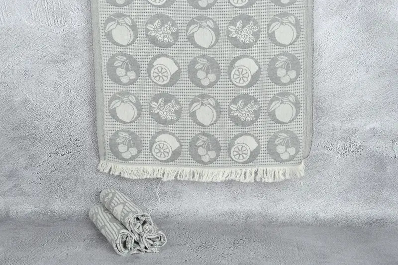 Summer Towel, 28x20 Cotton Fruits Patterned Towel, Personalized Dish Towel, Gym Towel, Wedding Gift For Bride, Wedding Gift, Turkish Hand Towel - 1