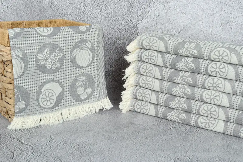 Summer Towel, 28x20 Cotton Fruits Patterned Towel, Personalized Dish Towel, Gym Towel, Wedding Gift For Bride, Wedding Gift, Turkish Hand Towel - 4