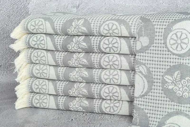 Summer Towel, 28x20 Cotton Fruits Patterned Towel, Personalized Dish Towel, Gym Towel, Wedding Gift For Bride, Wedding Gift, Turkish Hand Towel - 2
