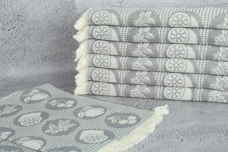 Summer Towel, 28x20 Cotton Fruits Patterned Towel, Personalized Dish Towel, Gym Towel, Wedding Gift For Bride, Wedding Gift, Turkish Hand Towel - 3