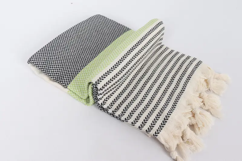 Wedding Towel, 70x40 Cotton Striped Towel, Luxury Turkish Bath Towel, Sand-resistant towel, Embroidered Towel, Quick-dry towel, Bachelor Party Gifts - 6