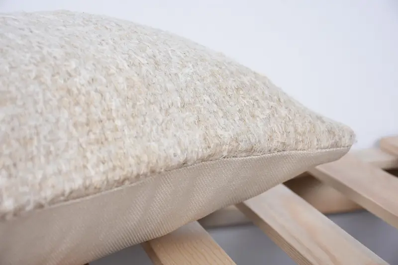 Interior Designer Pillow, Ethnic Throw Pillow, Vintage Pillow, Lounge Throw Pillow Sham, 12x20 Beige Pillow, Handmade Kilim Cushion, Pillow Case - 7