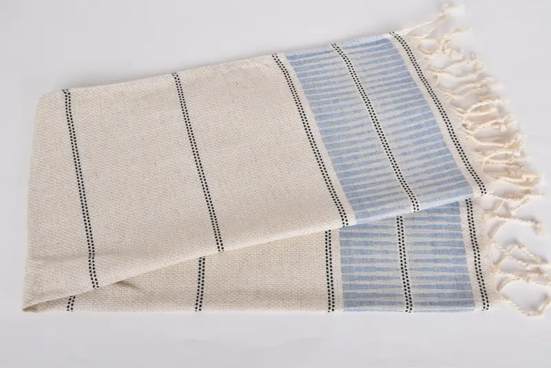 Personalisierte Geschenke, Weihnachtsgeschenke, Spa -Handtuch, Monogramm Küchentuch, türkisches Handtuch Handtuch, Hochzeit Handgeschenk, 40x20 Leinenstreife Handtuch - 4