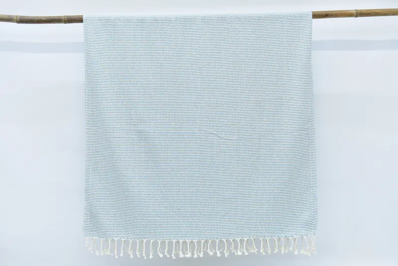 68x40 Cotton Geometric Towel, Custom Turkish Towel, Yoga Towel, Baby Boy Gift, Turkish Towel Beach, Custom Beach Towel, Personalized Wedding Gift - 7