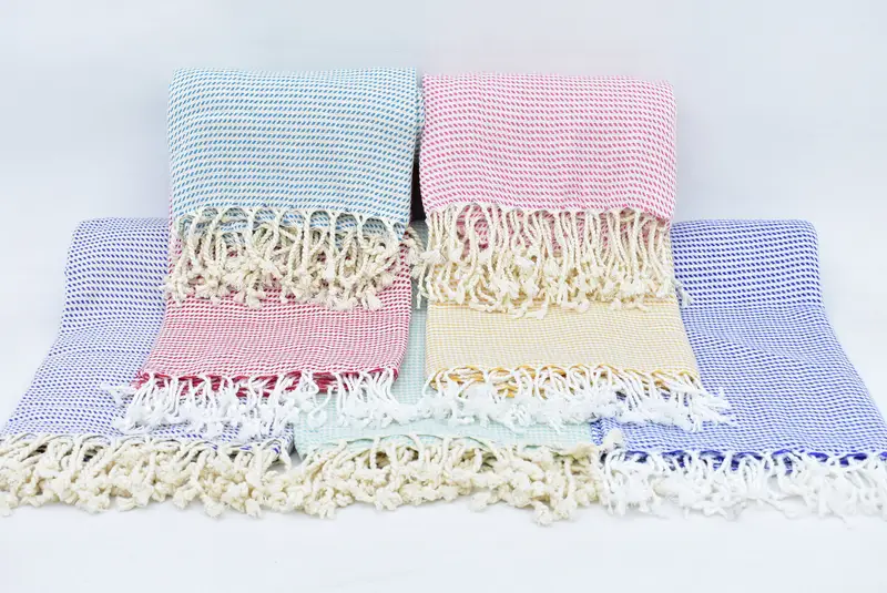 68x40 Cotton Geometric Towel, Custom Turkish Towel, Yoga Towel, Baby Boy Gift, Turkish Towel Beach, Custom Beach Towel, Personalized Wedding Gift - 3