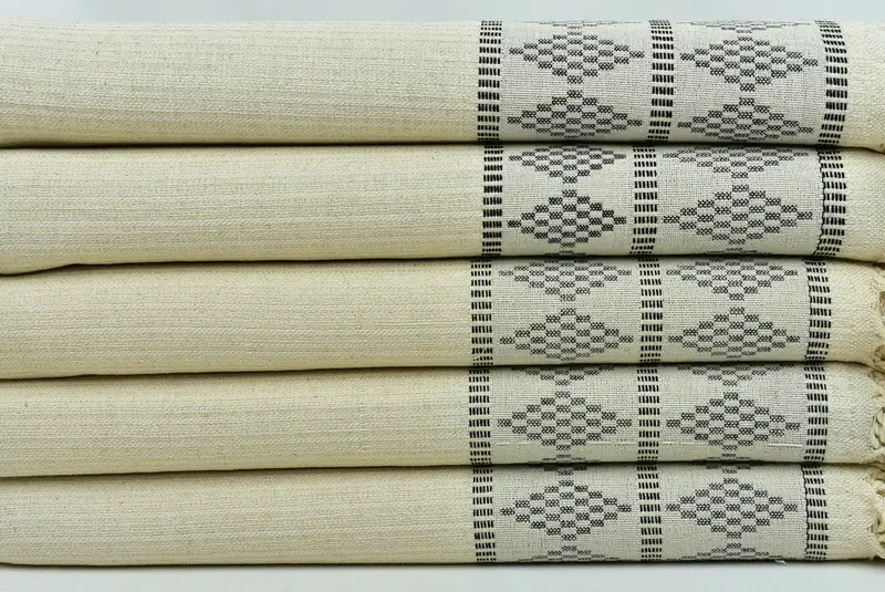 Cotton towel, Bridesmaid Gifts, 70x36 Linen Kilim Design Towel, Unique Turkish towel with custom embroidery USA, Sand-resistant towel, Custom Gifts - 2