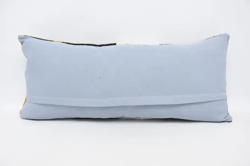 Pillow Cover, Pillow for Sofa, Pillow for Couch, Pastel Cushion Cover, 16x36 Brown Cushion, Yoga Pillow, Couch Pillow, Kilim Cushion Sham - 6