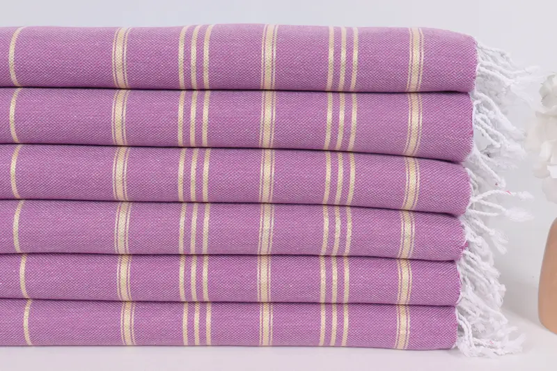 40x24 Cotton Striped Towel, Embroidery Towel, Gifts For Him, Custom Hand Towel, Gift Boxes Tea Towels, Small Bath Towels, Turkish Hand Towel - 3
