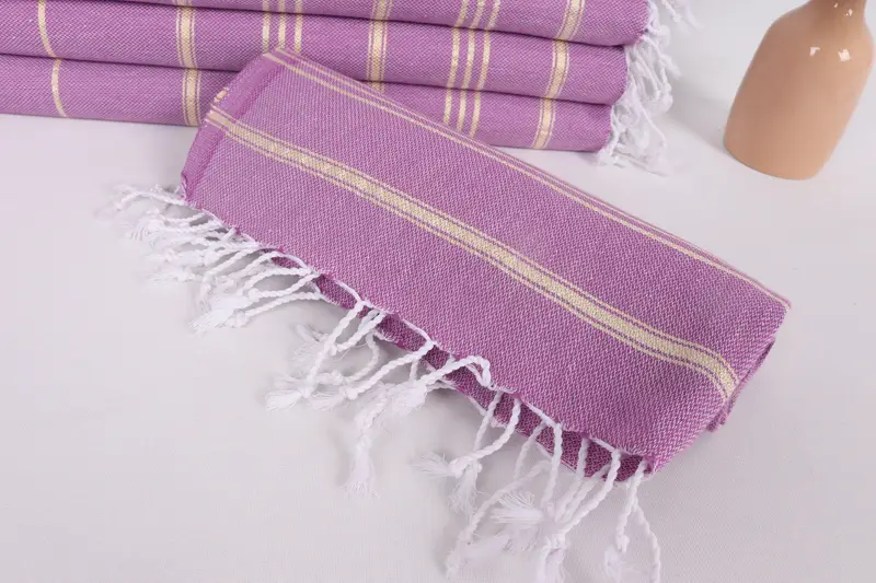 40x24 Cotton Striped Towel, Embroidery Towel, Gifts For Him, Custom Hand Towel, Gift Boxes Tea Towels, Small Bath Towels, Turkish Hand Towel - 4