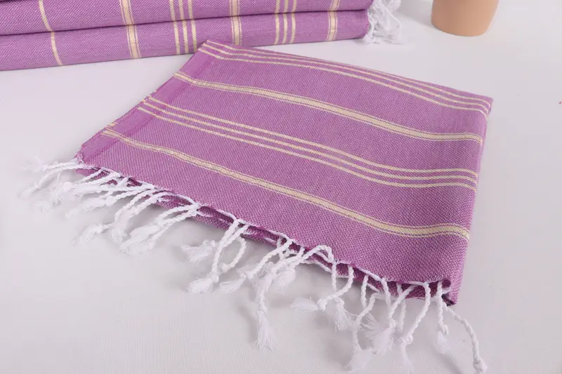 40x24 Cotton Striped Towel, Embroidery Towel, Gifts For Him, Custom Hand Towel, Gift Boxes Tea Towels, Small Bath Towels, Turkish Hand Towel - 5