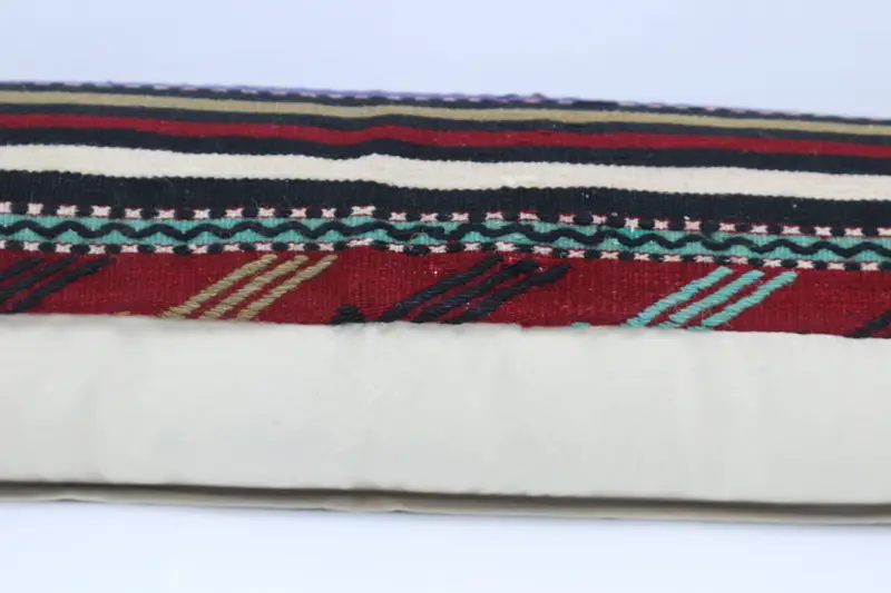 Pillow for Couch, Vintage Cushion, Pillow Cover, Office Chair Pillow, Kilim Pillow Cover, Kilim Cushion Sham, 16x48 Blue Cushion Cover - 5