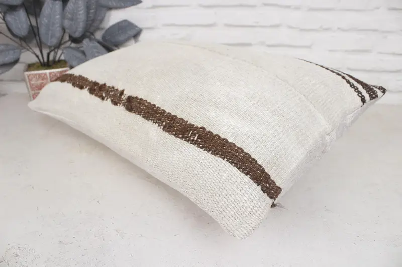 Armchair Pillow Case, Pastel Cushion Case, Home Decor Pillow, Pillow for Sofa, 16x24 Beige Cushion Case, Boho Pillow Sham Cover, Pillow - 6