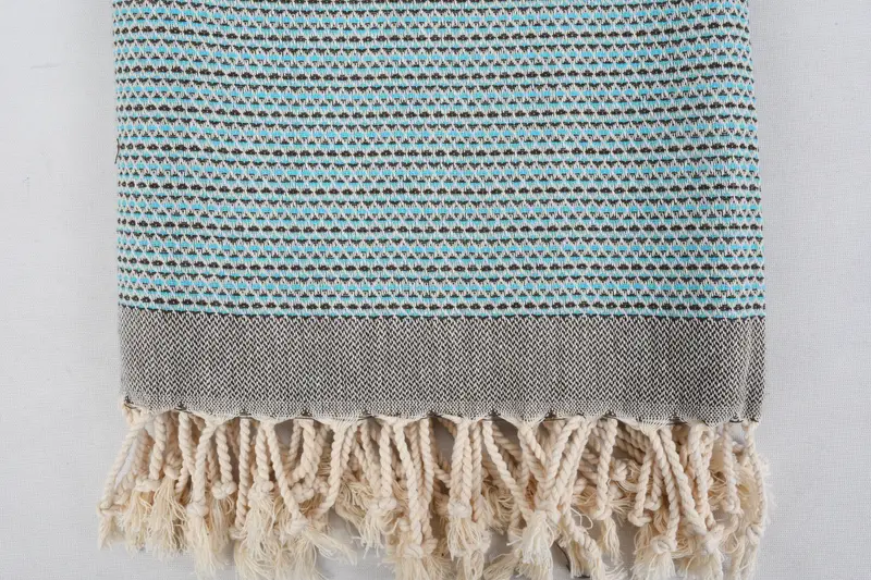 Turkish Towel Beach, 70x40 Cotton Geometric Towel, Wedding Gift, Wedding Anniversary Gift, Summer Gift, Merry Christmas Gifts, Decorative Towel - 5