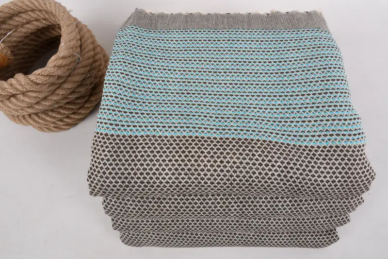 Turkish Towel Beach, 70x40 Cotton Geometric Towel, Wedding Gift, Wedding Anniversary Gift, Summer Gift, Merry Christmas Gifts, Decorative Towel - 4