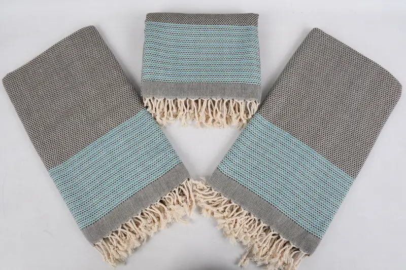 Turkish Towel Beach, 70x40 Cotton Geometric Towel, Wedding Gift, Wedding Anniversary Gift, Summer Gift, Merry Christmas Gifts, Decorative Towel - 8