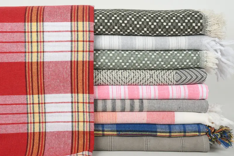 Turkish beach towel, Luxury Turkish peshtemal beach towel, Bridal Shower Favors, Bridesmaid Proposal Gift, Custom Gift, 70x40 Cotton Set of 10 Towel - 1