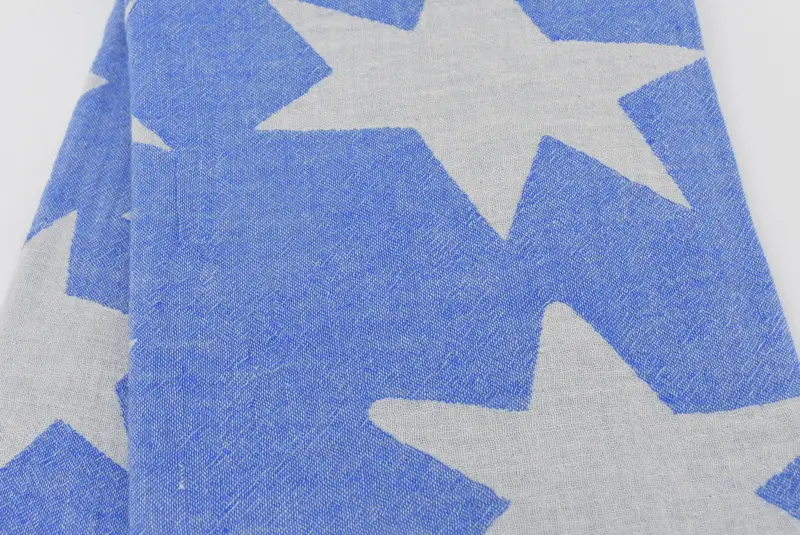 Gift For Mom, Custom Towel, 68x36 Cotton Star Design Towel, Personalized Gift, Quick-drying peshtemal towel for poolside, Personalized Wedding Gift - 5