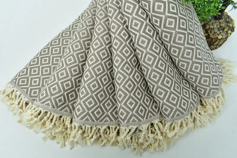 Turkish Towel Bulk, 70x40 Cotton Diamond Towel, Wedding Gifts Towel, Travel towel, Wedding Gift, Bachelorette Party Gifts For Bride, Valentines Gift - 4