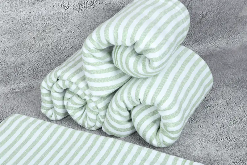 Best Friend Gift, Peshtemal Towel, 70x36 Linen Terry Striped Towel, Hammam towel, Bride Gift, Monogram Turkish Bath Towel, Bachelorette Party Gift - 8