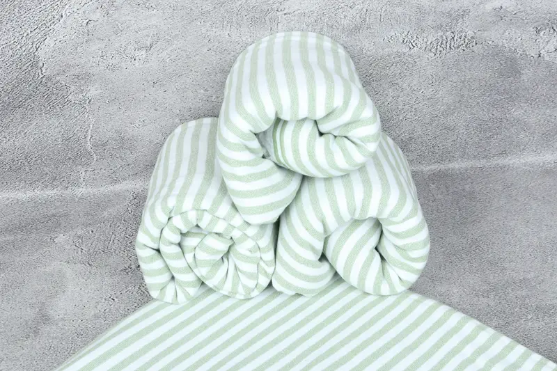 Best Friend Gift, Peshtemal Towel, 70x36 Linen Terry Striped Towel, Hammam towel, Bride Gift, Monogram Turkish Bath Towel, Bachelorette Party Gift - 7