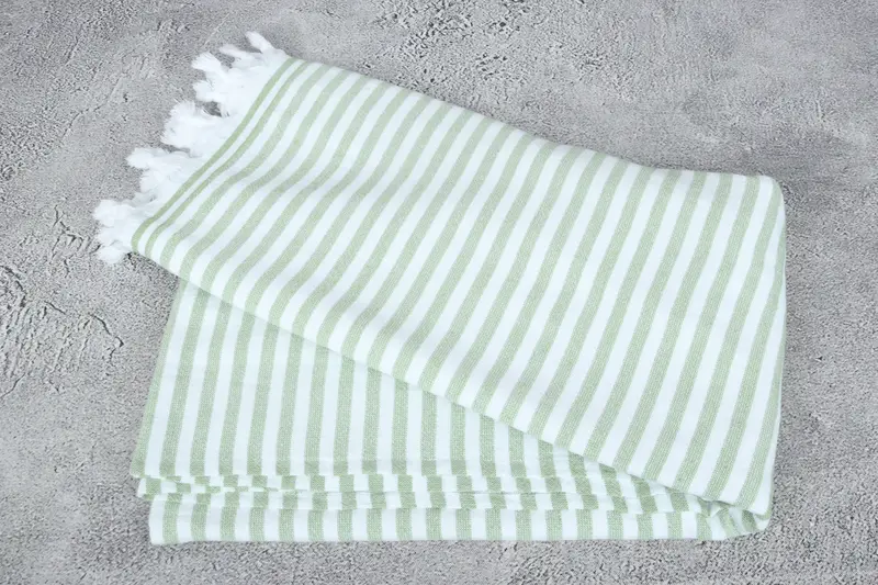 Best Friend Gift, Peshtemal Towel, 70x36 Linen Terry Striped Towel, Hammam towel, Bride Gift, Monogram Turkish Bath Towel, Bachelorette Party Gift - 6