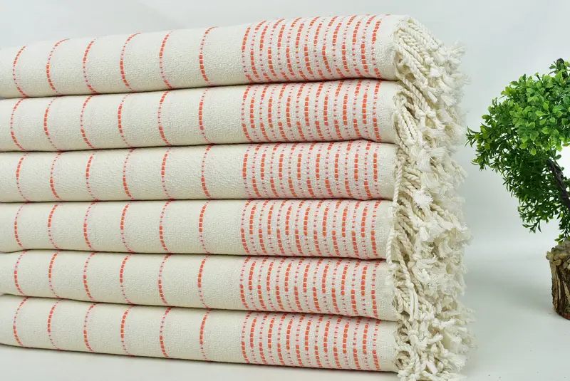 Custom Wedding Gift, Decorative Towel, 70x38 Cotton Striped Design Towel, Memorial Gift, Bachelor Towel, Thin towel, Bachelorette Party Gift - 3