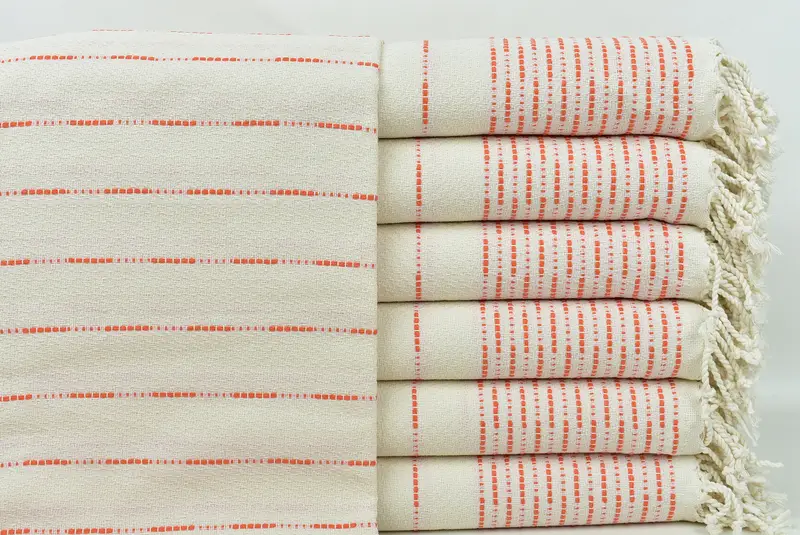 Custom Wedding Gift, Decorative Towel, 70x38 Cotton Striped Design Towel, Memorial Gift, Bachelor Towel, Thin towel, Bachelorette Party Gift - 1