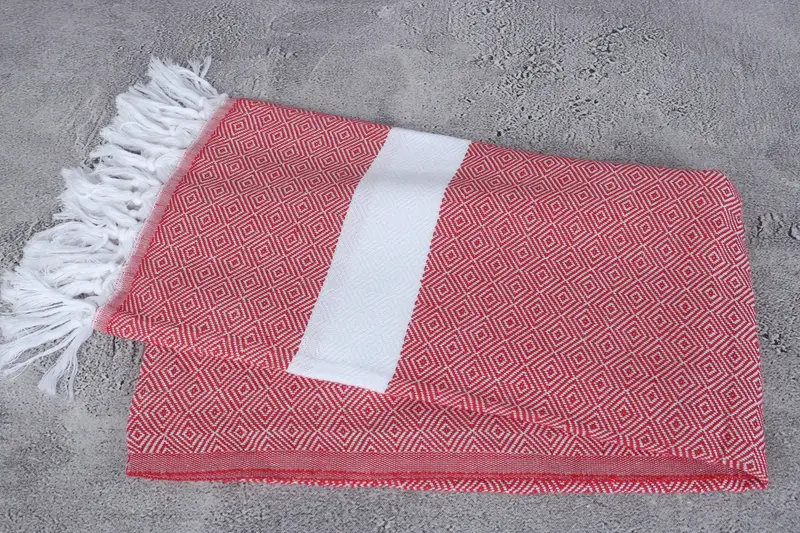 Turkish Bath Towel Set, Housewarming Gift, Halloween Gifts, 70x40 Cotton Diamond Towel, Best Friend Gift, Sand-free towel, Wedding Gifts Towel - 6