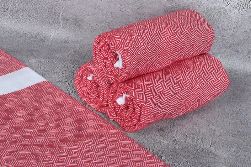 Turkish Bath Towel Set, Housewarming Gift, Halloween Gifts, 70x40 Cotton Diamond Towel, Best Friend Gift, Sand-free towel, Wedding Gifts Towel - 8