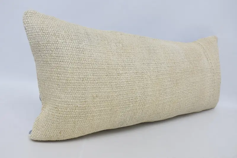 Interior Designer Pillow, Pillow for Sofa, 16x36 White Pillow Cover, Boho Chic Cushion Cover, Luxury Pillow Sham, Pillow for Couch, Pillow - 3