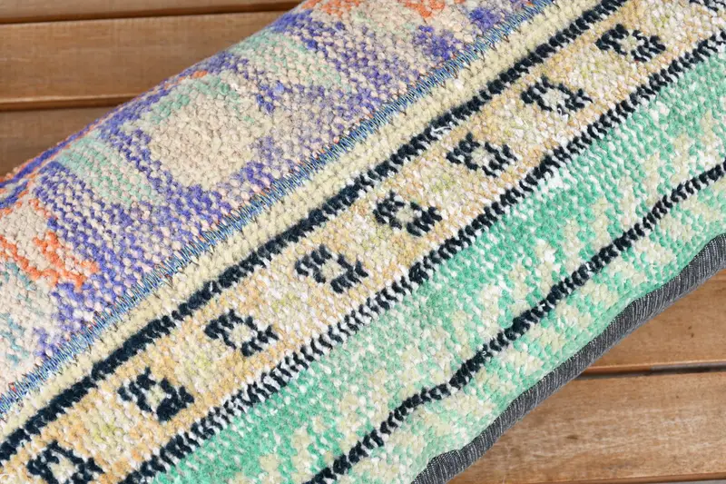 Pillow for Sofa, Customized Cushion Case, Home Decor Pillow, Pillow Sham, 12x24 Blue Pillow Case, Sofa Bolster Cushion, Antique Pillows - 3