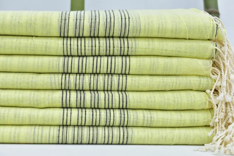 Large Turkish Towel, Bachelorette Party Gift, Girls Weekend Favors, Organic Turkish towel, Bridal Gifts, 70x40 Cotton Striped Towel, Summer Towel - 1