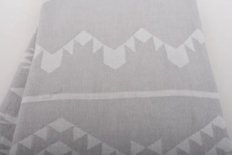 Regalo para novio, regalo de San Valentín para ella, favores de despedida de soltera, toalla geométrica de algodón 70x60, regalos de dama de honor, manta personalizada - 5