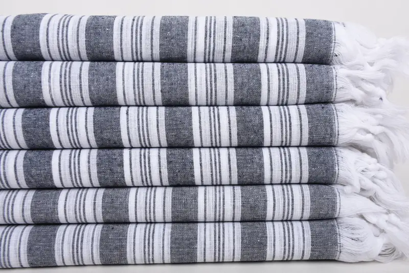 Quick-dry towel, Personalized Home Gift Wedding, 70x40 Cotton Striped Towel, Birthday Gift, Personalized Wedding Gift, Bachelorette Party Favors - 3
