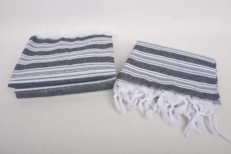 Quick-dry towel, Personalized Home Gift Wedding, 70x40 Cotton Striped Towel, Birthday Gift, Personalized Wedding Gift, Bachelorette Party Favors - 7