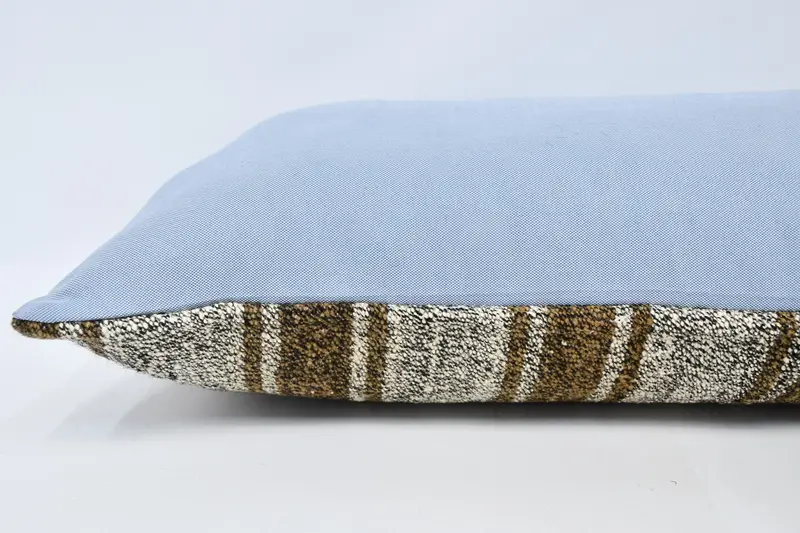 Throw Kilim Pillow, Vintage Kilim Throw Pillow, 16x36 White Pillow, Interior Designer Pillow, Cushion Case, Comfy Throw Cushion Cover - 6