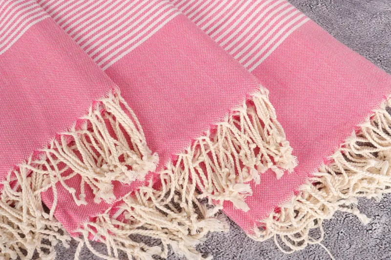 Custom Wedding Gifts, Lightweight Turkish towel, Halloween Bachelorette Party Favors, Beach Towel Gift, Gift For Bride, 70x40 Cotton Striped Towel - 5