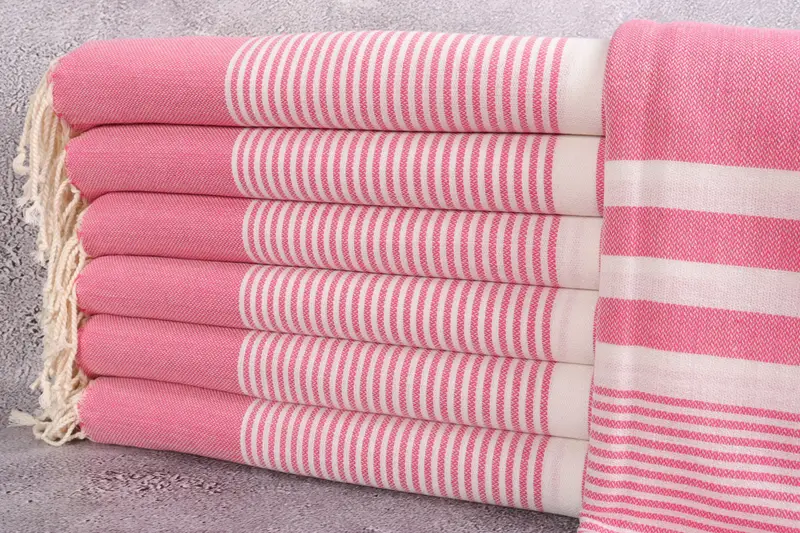 Custom Wedding Gifts, Lightweight Turkish towel, Halloween Bachelorette Party Favors, Beach Towel Gift, Gift For Bride, 70x40 Cotton Striped Towel - 1