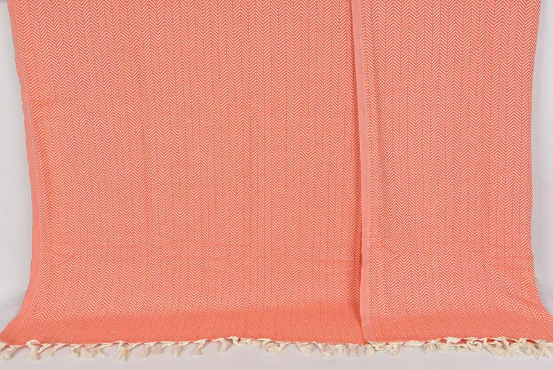 Engagement Gift, Throw Blanket, Bridesmaid Gifts, 92x76 Cotton Chevron Towel, Woven Throw Blanket, Wedding Anniversary Gift, Christmas Tablecloth - 7