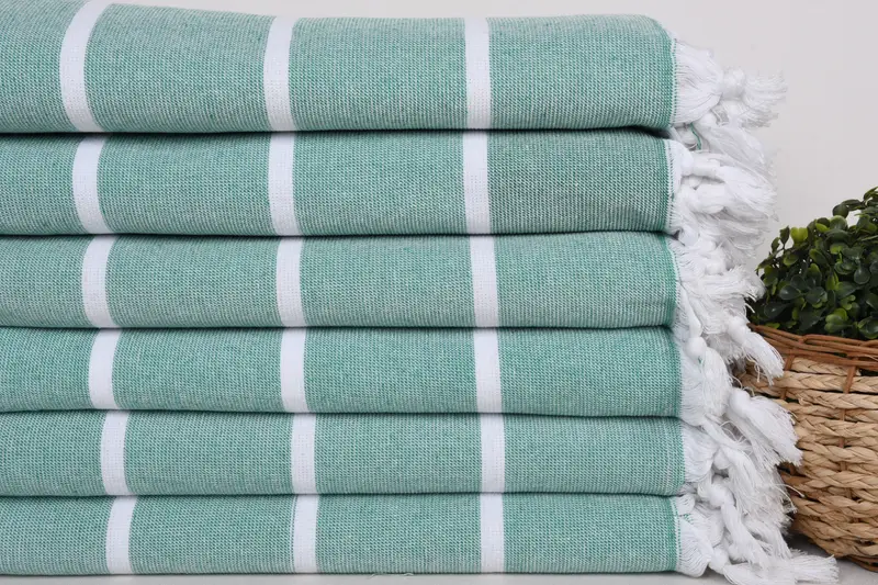 Handmade Gift, Maid Of Honor Gift, Decorative Towel, Custom Wedding Gifts, 64x40 Cotton Striped Terry Towel, Yoga Towel, Bachelorette Party Gift - 2